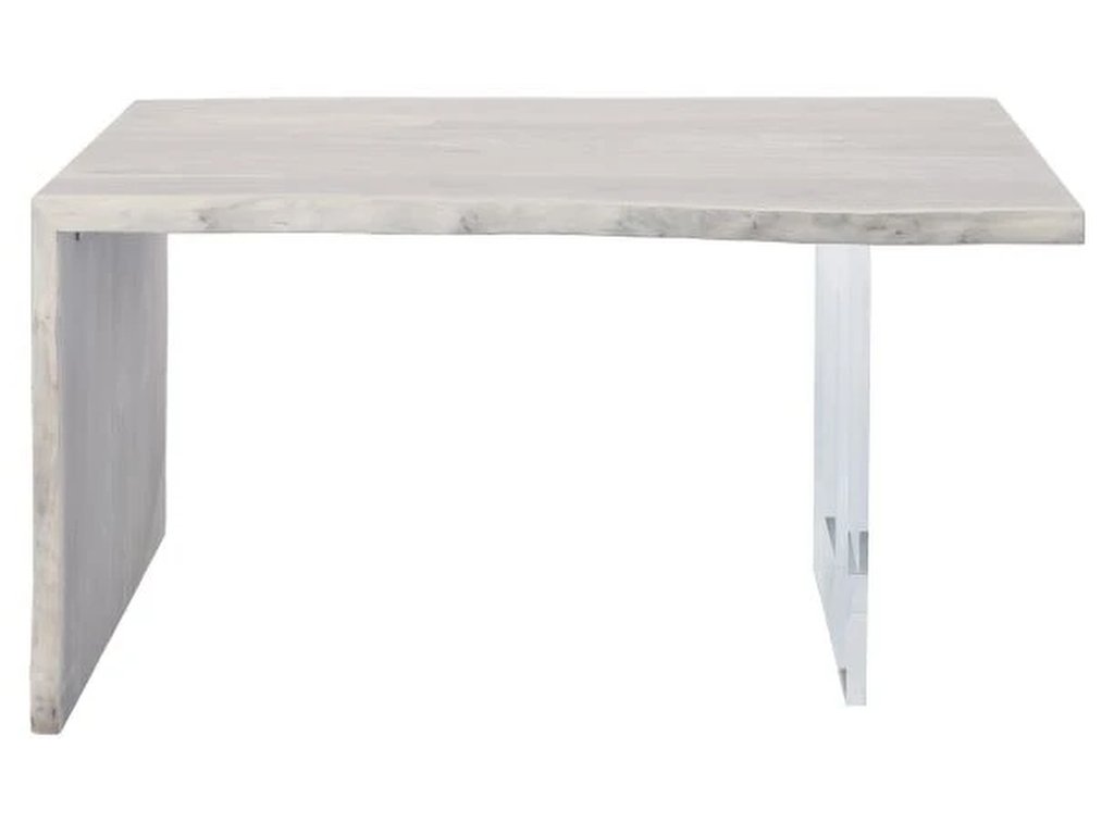 Blonde Crotch Cut Walnut 54 Waterfall Desk  - image 1