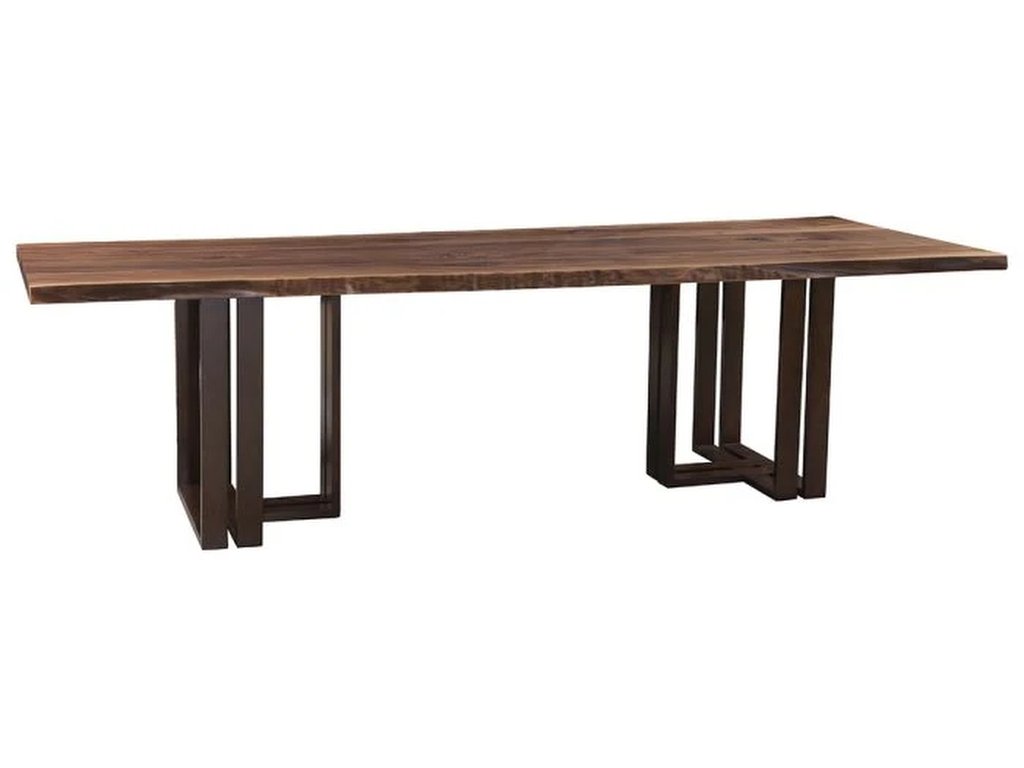 Crotch Cut Walnut 109 Rectangular Table Top  - image 1
