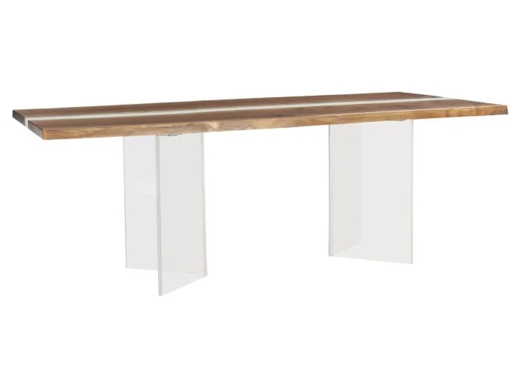 Crotch Cut Walnut 84 Rectangular River Table Top  - image 1