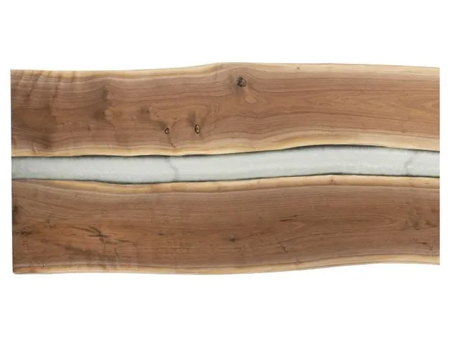 Crotch Cut Walnut 84 Rectangular River Table Top 