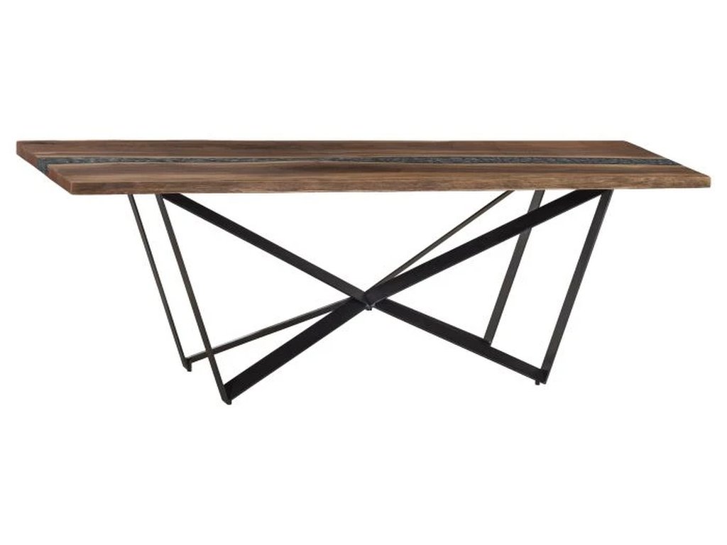 Crotch Cut Walnut 84 Rectangular River Table Top  - image 1