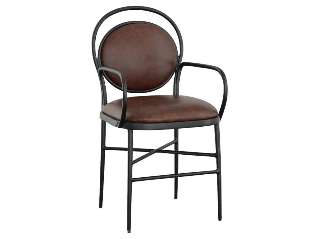 Warner Leather Counter Stool  - main image
