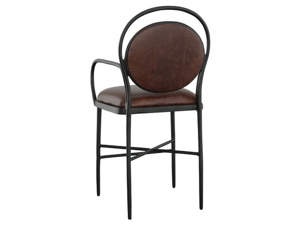 Warner Leather Counter Stool  - image 1