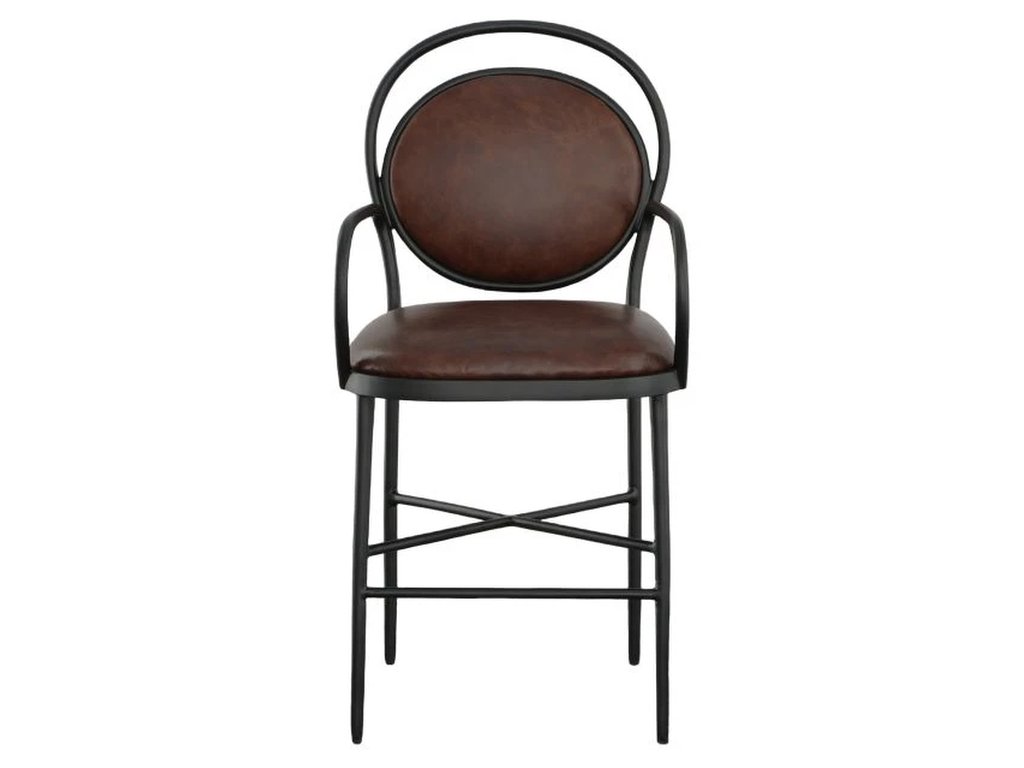 Warner Leather Counter Stool  - image 2