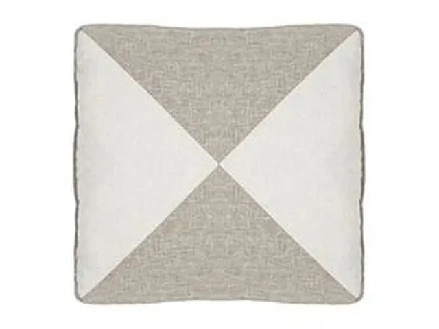 Welted Square Mitered Pillow 