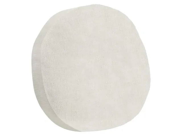 Round Weltless Border Pillow 