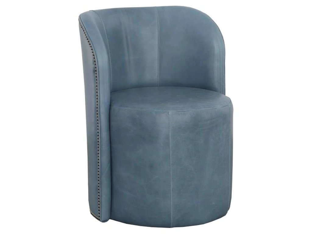 Socrates Stationary Barrell Back Dining Chair  - main image