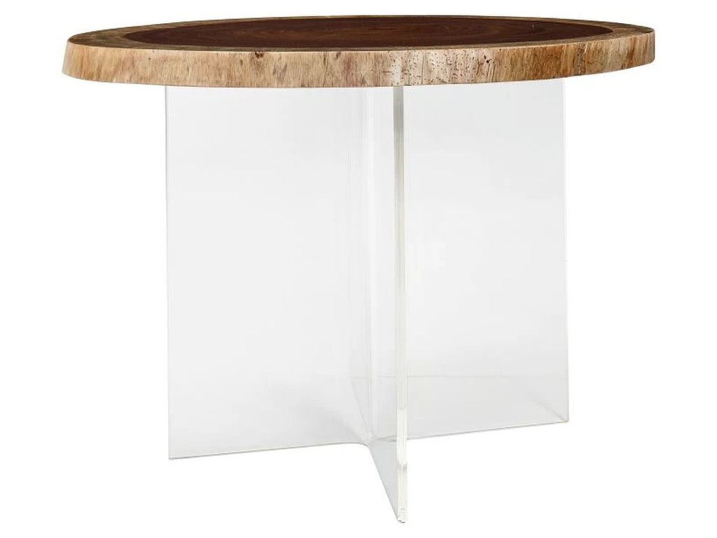 Acrylic Wedge Dining Height Base  - image 1