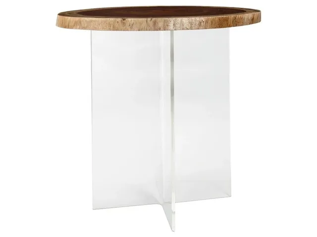 Acrylic Wedge Bar Height Base  - Alternative View