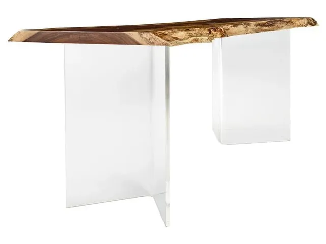 Acrylic Wedge Dining Height Base 