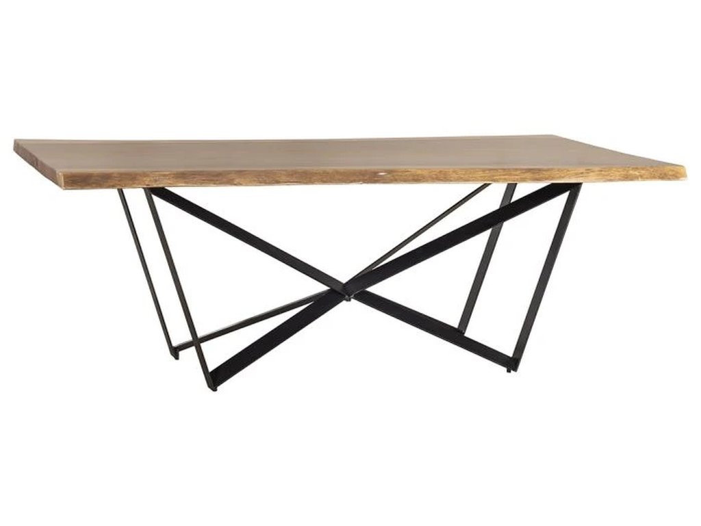 Metal Twist Dining Height Base  - main image