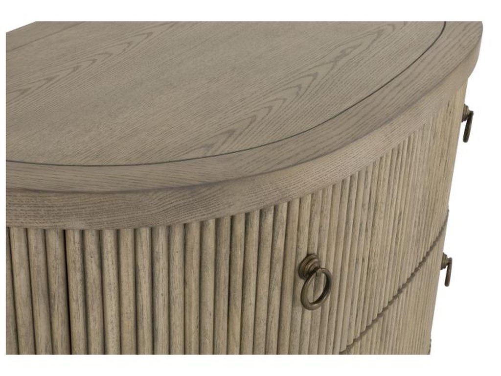 Three Drawer Demilune Chest  - image 6