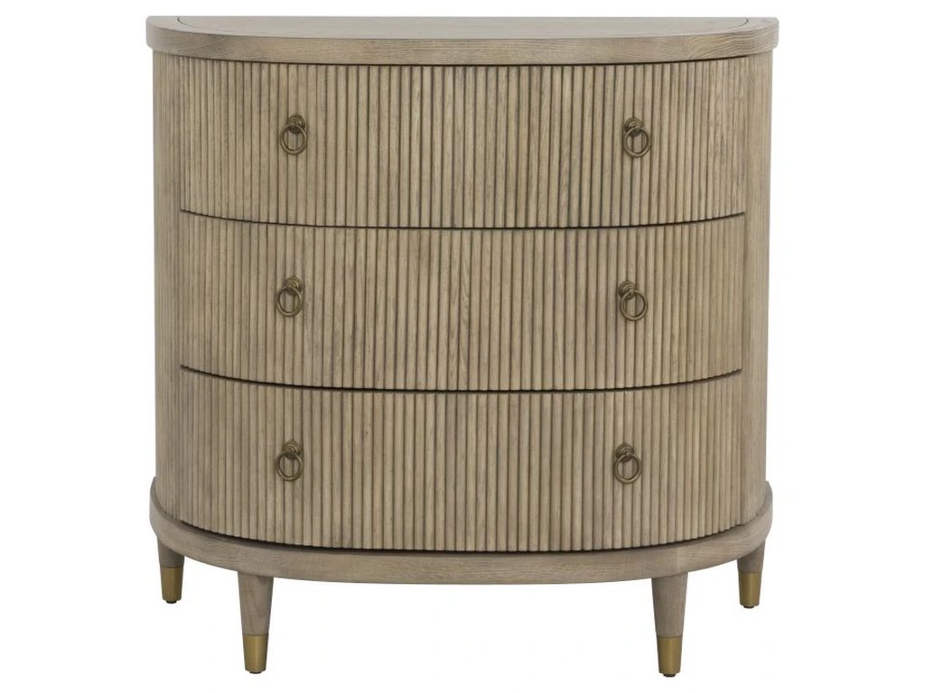Three Drawer Demilune Chest  - image 2