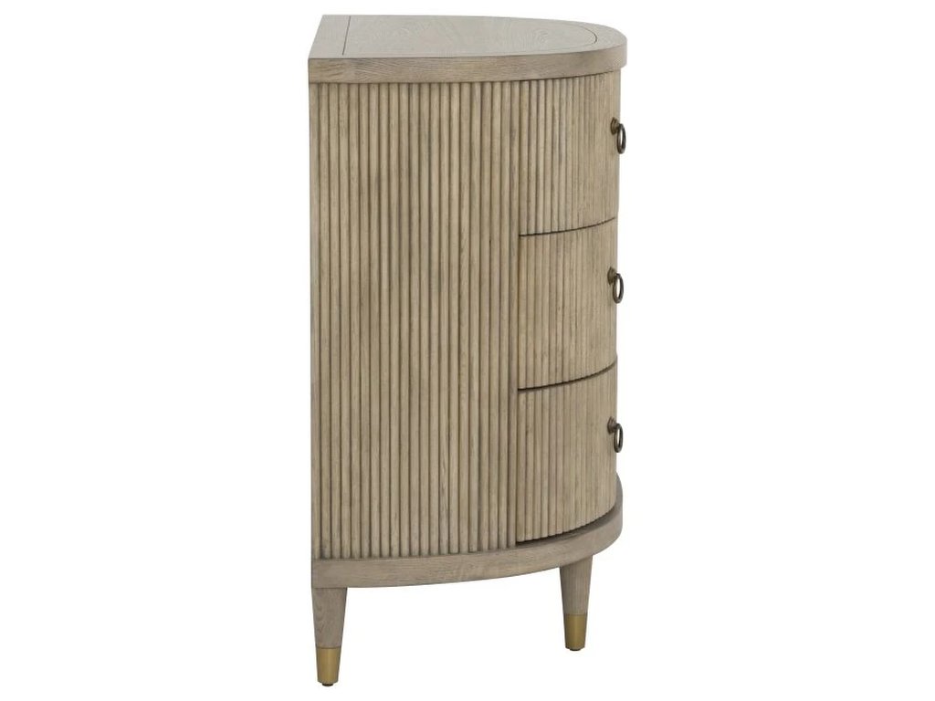 Three Drawer Demilune Chest  - image 3