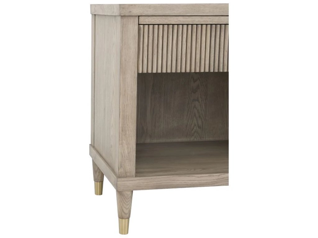 One Drawer Rectangular Nightstand  - image 8
