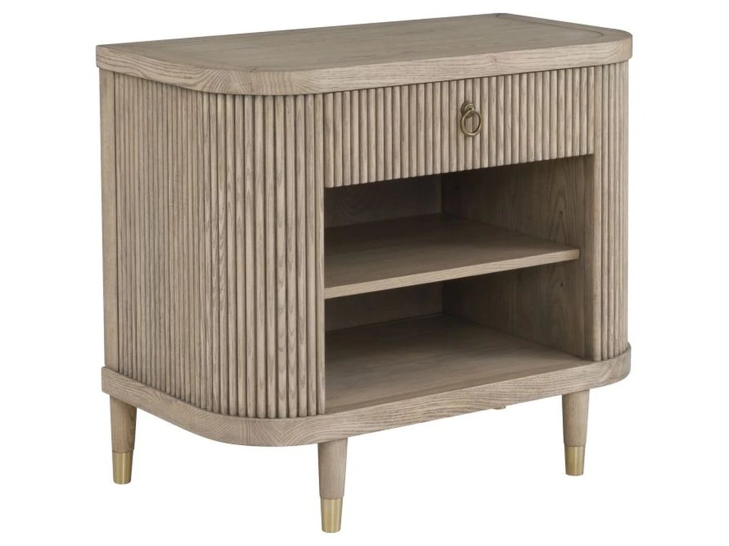 One Drawer Demilune Nightstand  - main image