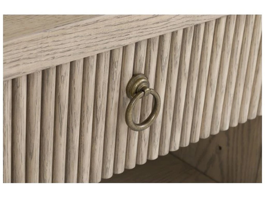 One Drawer Demilune Nightstand  - image 6