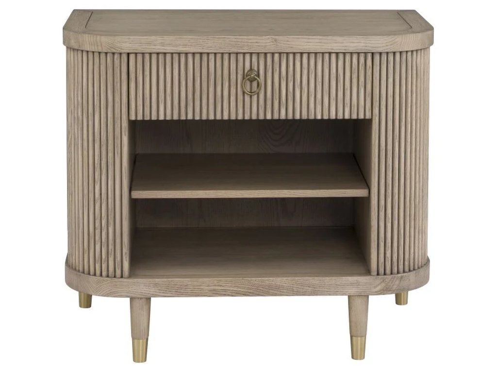 One Drawer Demilune Nightstand  - image 3