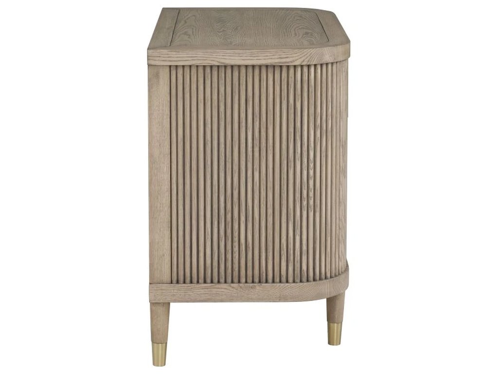 One Drawer Demilune Nightstand  - image 4