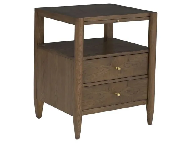 Two Drawer Petite Nightstand 