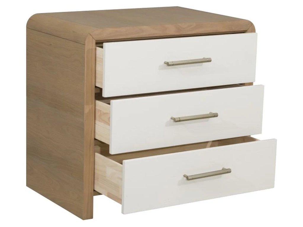 Brentwood Three Drawer Nightstand  - image 1
