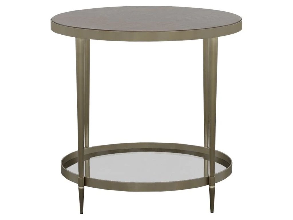 Marlowe Tiered Round End Table  - image 1