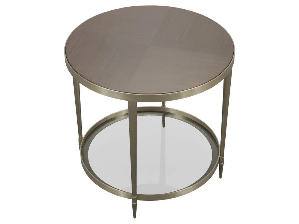 Marlowe Tiered Round End Table  - image 3