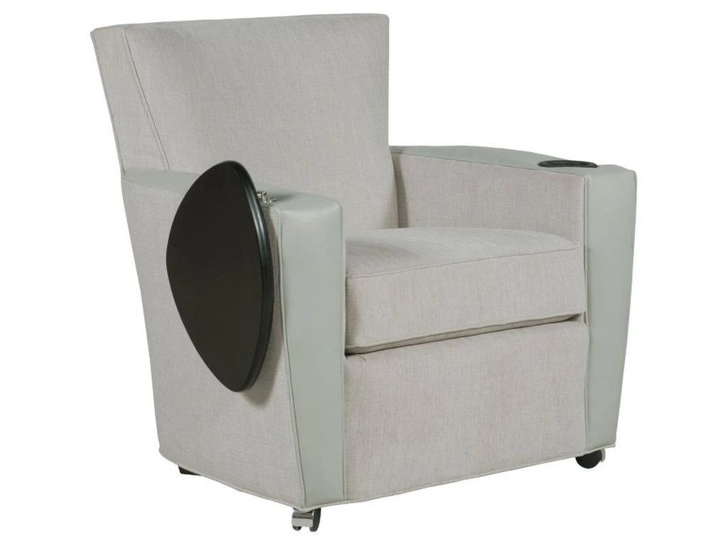 Payton Lounge Chair With Front Casters Cupholder Tablet  - main image