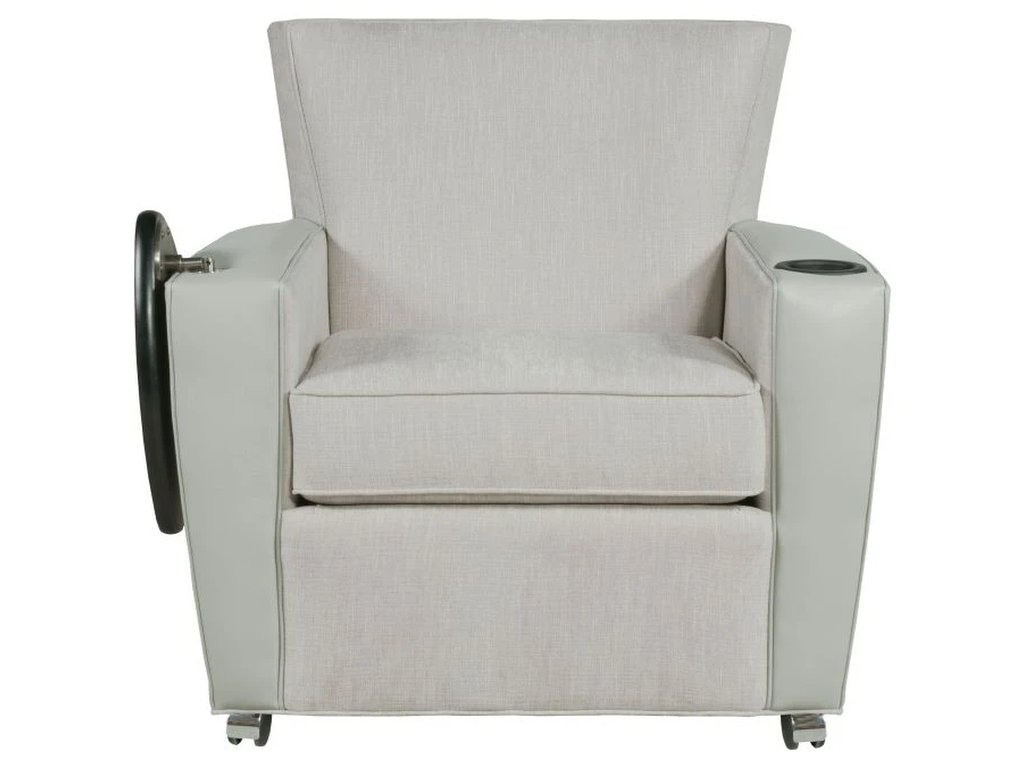 Payton Lounge Chair With Front Casters Cupholder Tablet  - image 3
