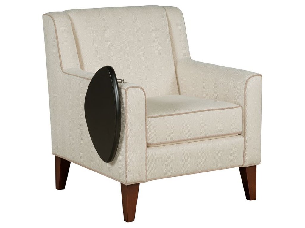 Aubrey Lounge Chair With Folding Tablet  - main image