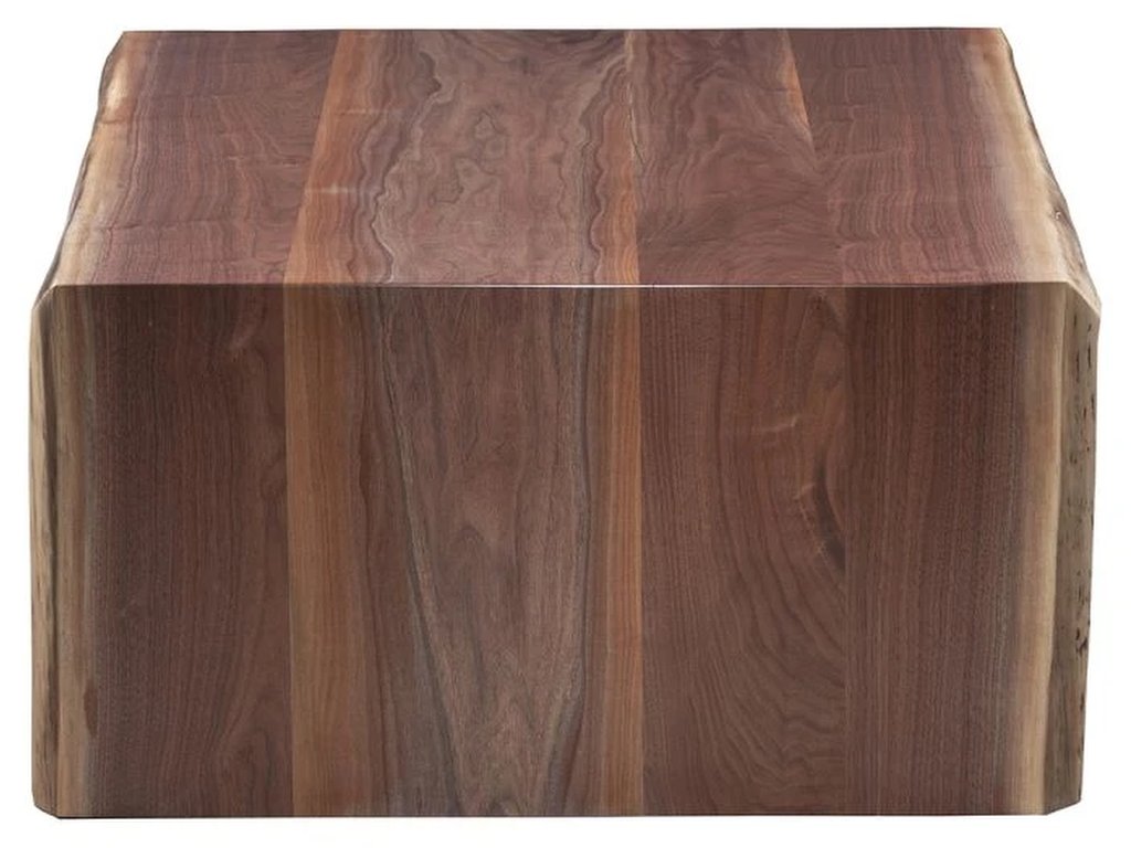 Crotch Cut Walnut 54 Waterfall Cocktail Table  - image 2
