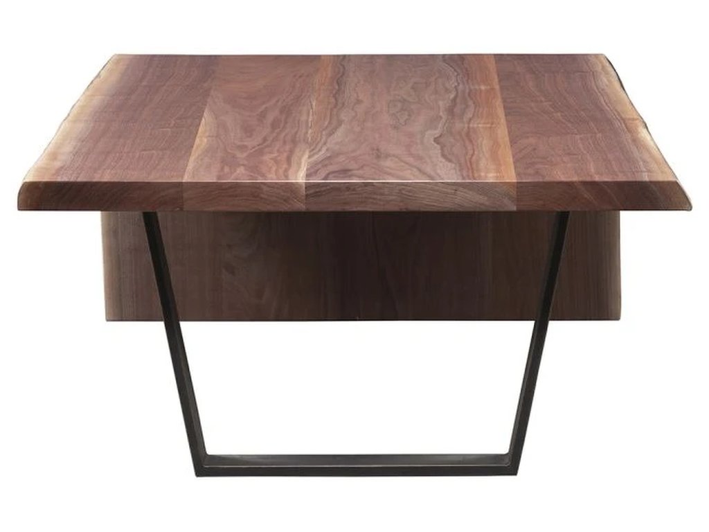 Crotch Cut Walnut 54 Waterfall Cocktail Table  - image 3