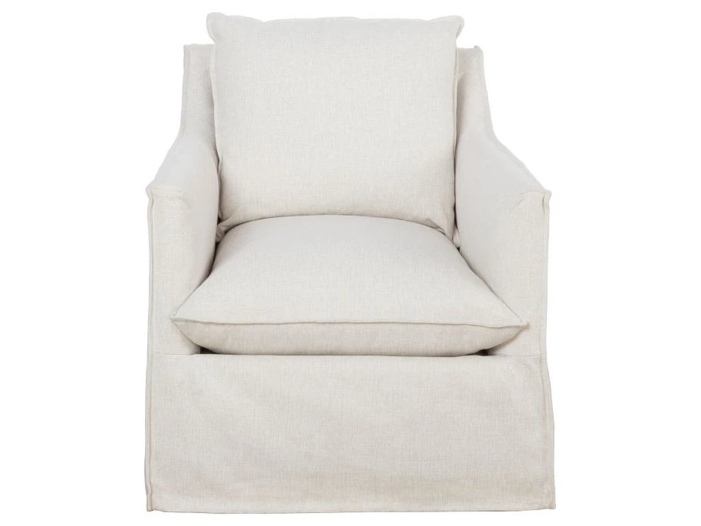 Cape May Slipcovered Swivel Chair  - image 2