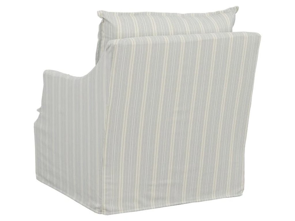 Baldwin Slipcovered Swivel Chair  - image 1
