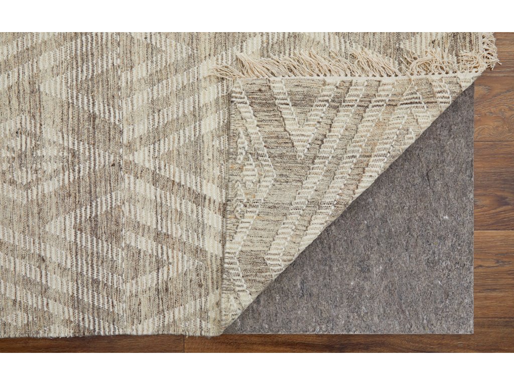 Savona Transitional Diamond, Taupe/Ivory/Gray, 10' x 14' Area Rug - image 4