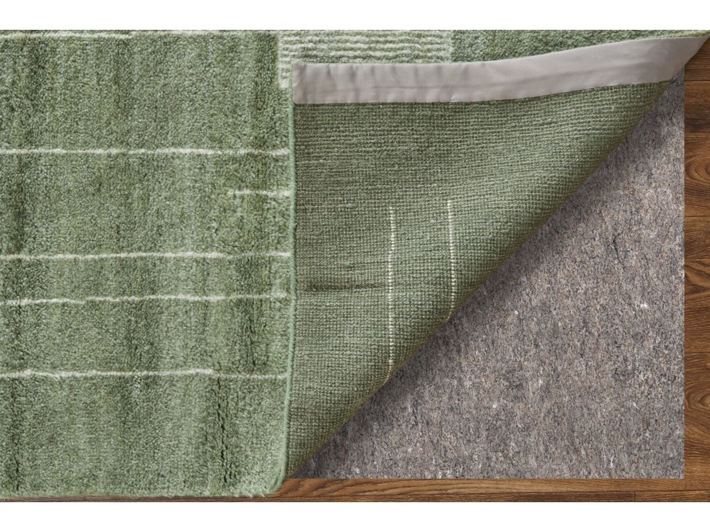 Agape Modern Abstract, Green/Ivory, 7'-9" x 9'-9" Area Rug - image 2