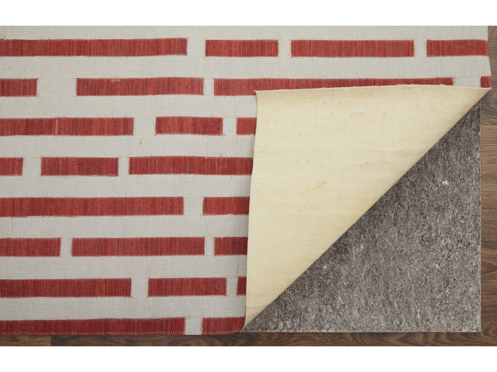 Bermuda II Transitional Geometric, Red/Ivory, 9' x 12' Area Rug - image 5