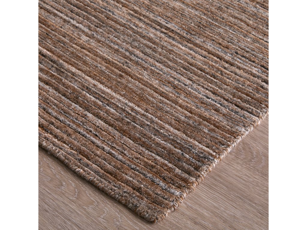 Lakewood Modern Solid, Brown/Black/Gray, 8' x 10' Area Rug - image 1
