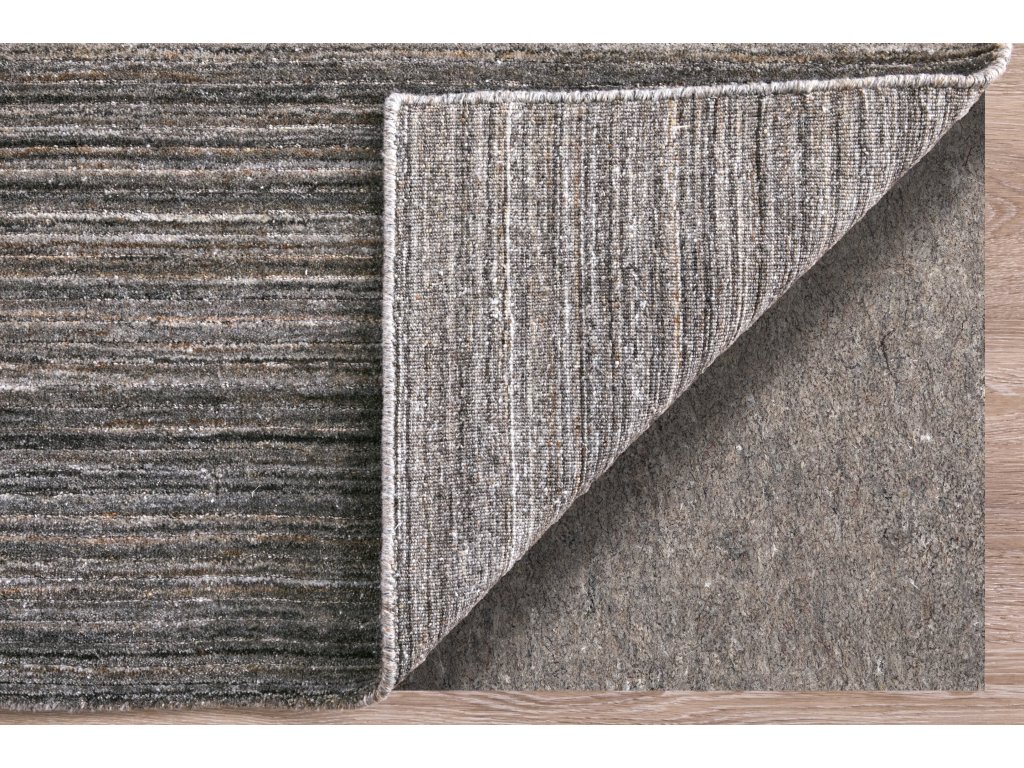 Lakewood Modern Solid, Black/Gray/Brown, 8' x 10' Area Rug - image 2