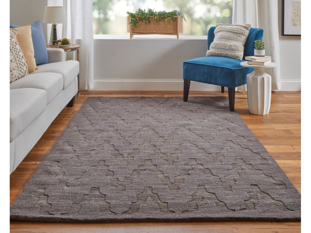 Soma Transitional Geometric, Brown, 9'-6" x 13'-6" Area Rug - image 3