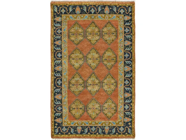 Ustad RUST/CHARCOAL Rug
