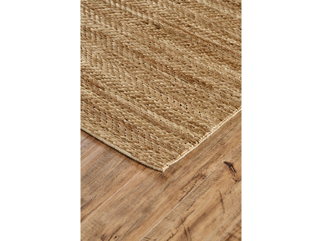 Kaelani Transitional Geometric, Tan/Orange/Brown, 1'-8" x 2'-10" Accent Rug - image 1