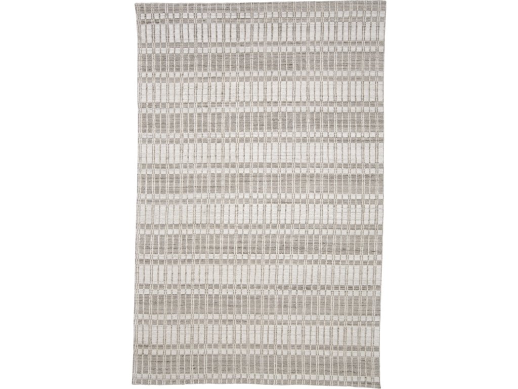 Odell Transitional Geometric, Ivory/Taupe/Tan, 2' x 3' Accent Rug - main image
