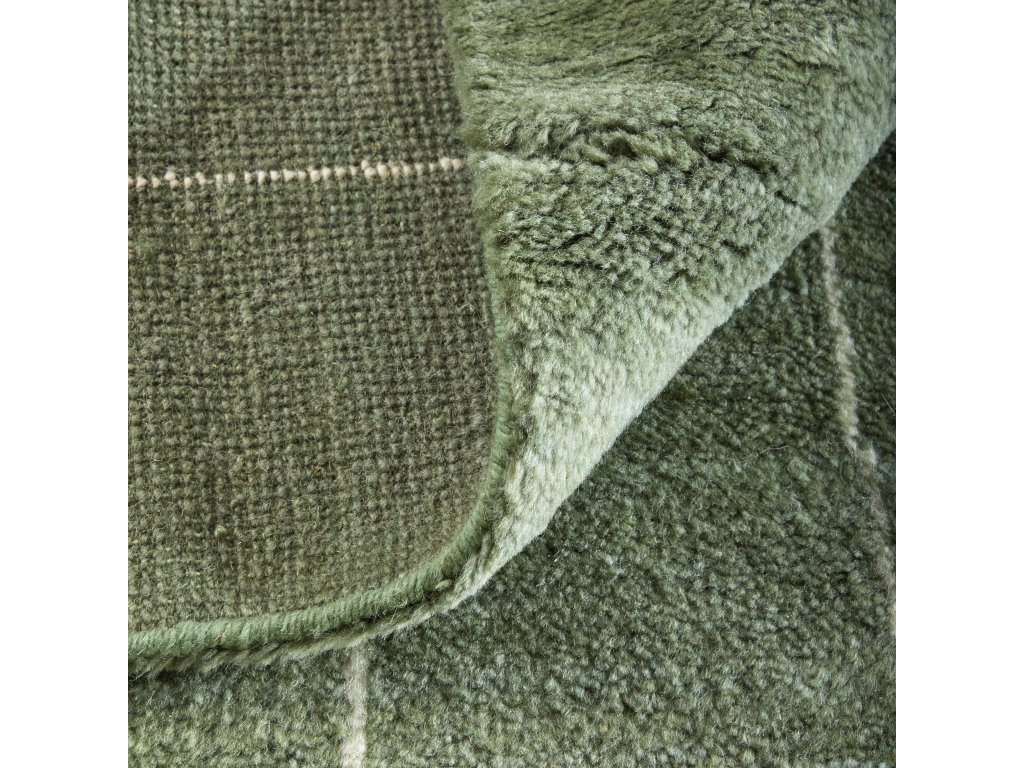 Agape Modern Abstract, Green/Ivory, 7'-9" x 9'-9" Area Rug - image 5