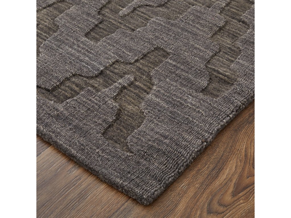 Soma Transitional Geometric, Brown, 9'-6" x 13'-6" Area Rug - image 4