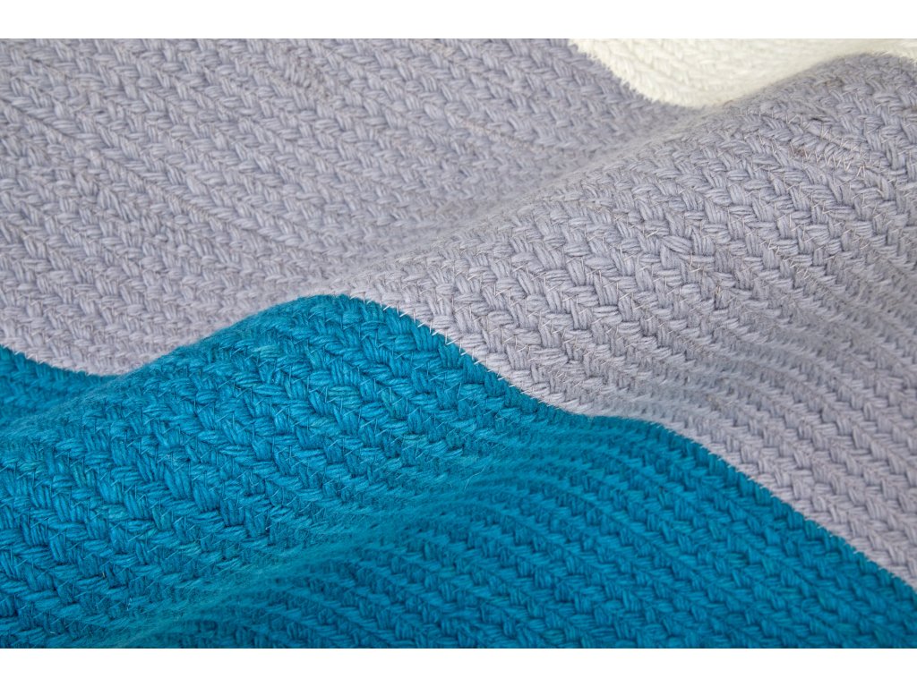 Clare Transitional Geometric, Gray/Yellow/Blue, 5' x 8' Area Rug - image 6