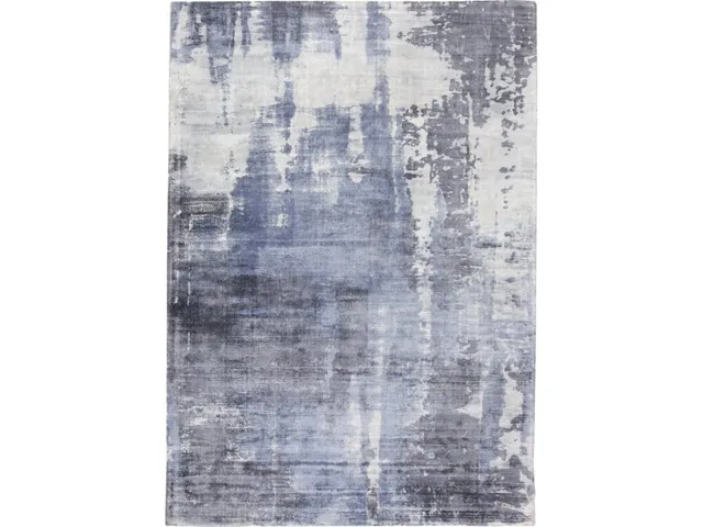 Emory Modern Abstract, Blue/Gray/Ivory, 2' x 3' Accent Rug