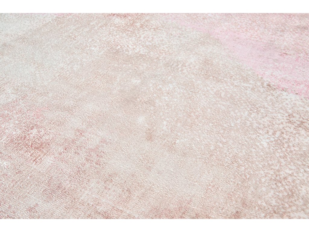 Emory Modern Abstract, Pink/Tan/Ivory, 2' x 3' Accent Rug - image 2