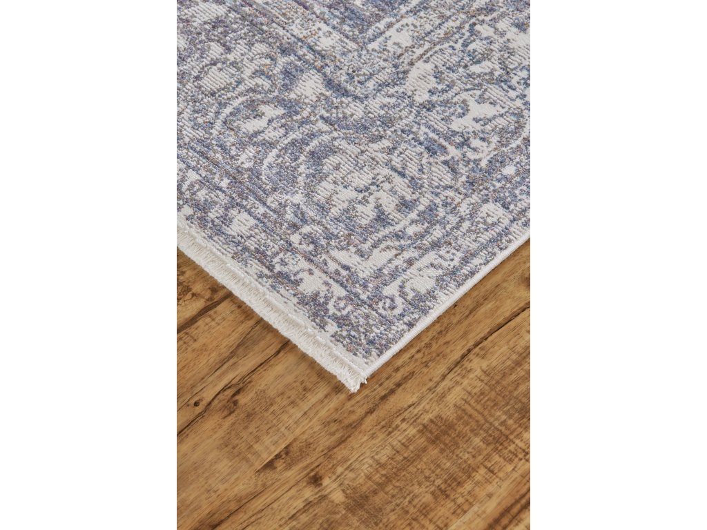Cecily Transitional Distressed, Gray/Orange/Purple, 2' x 3' Accent Rug - image 3