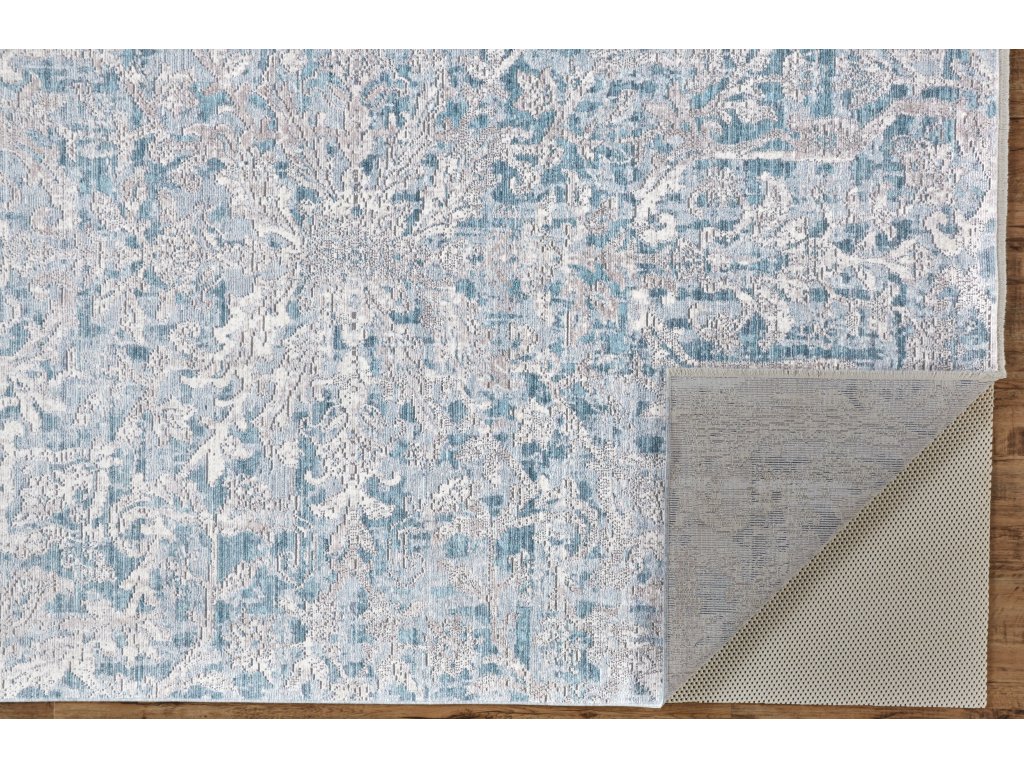 Cecily Transitional Distressed, Blue/Gray, 2' x 3' Accent Rug - image 1